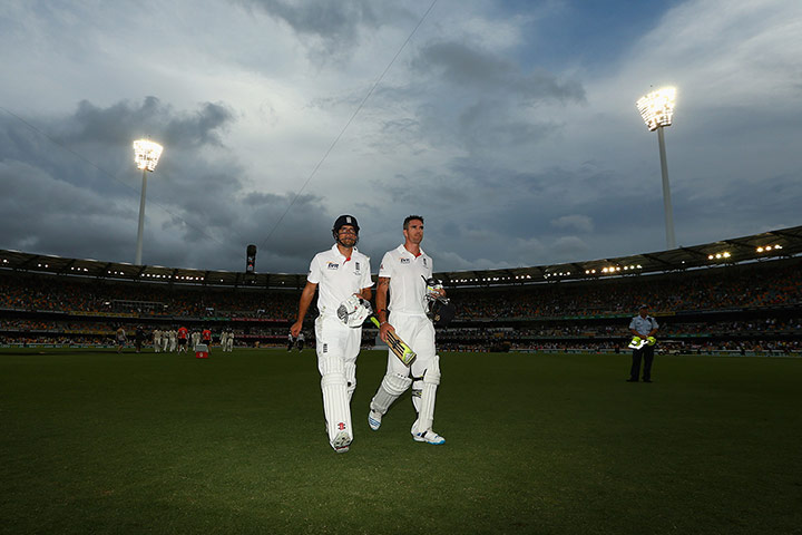 Ashes day three: Alastair Cook and Kevin Pietersen 