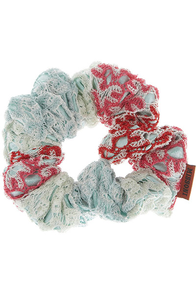 The Scrunchie: Missoni, crochet-knit and satin scrunchie 