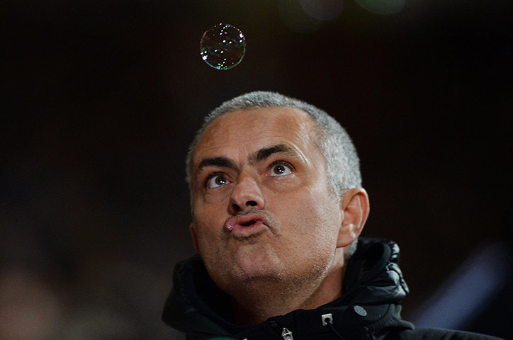 saturday roundup: Jose Mourinho blowing bubbles