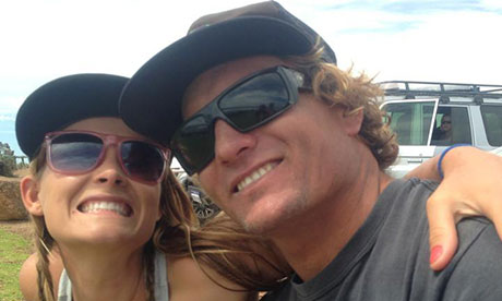 Shark attack victim Chris Boyd mourned by friends and family | Australia news | The Guardian - Chris-Boyd-with-his-partn-008