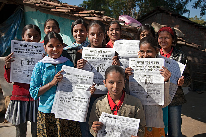 Unicef photogallery: Young reporters