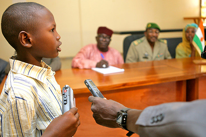 Unicef photogallery: A boy asks questions