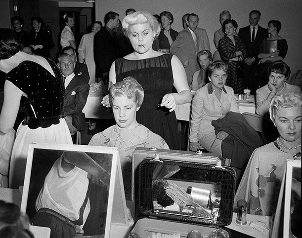 Big Picture - Revising : black and white photo of women doing hair