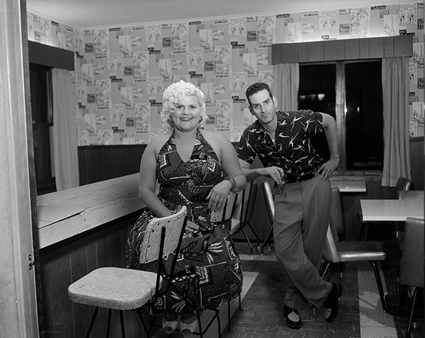 Big Picture - Revising : black and white archive image of couple standing in bar