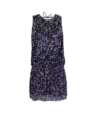 Party dresses update: Open backed sequin dress, £109.99, mango.com 