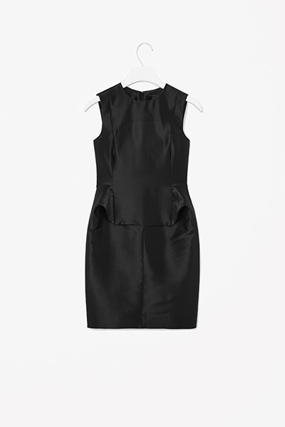 Party dresses update: Black silk mix dress, £89, cosstores.com 