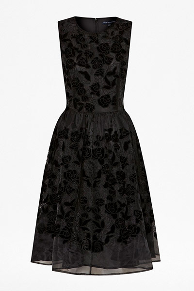 party dresses: party dresses - french connection black rose frock