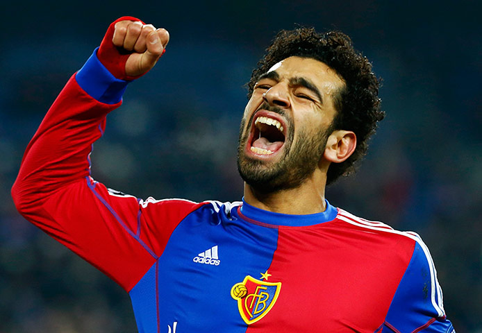 football////: FC Basel's Mohamed Salah
