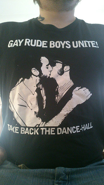 GuardianWitness T-Shirts: Gay Rude Boys United - Leftover Crack