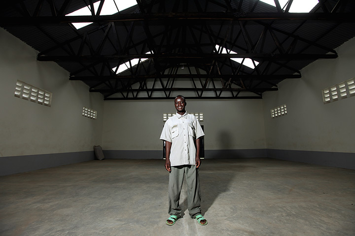 Katine farming: Julius Okodu in the Farmer's store