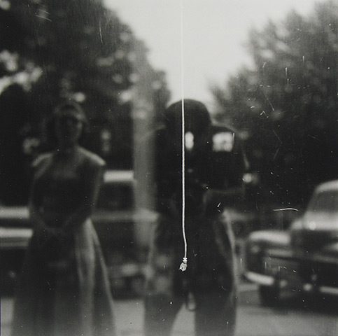 Saul Leiter: String (self portrait), c.1955