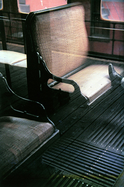 Saul Leiter: Foot on El, 1954
