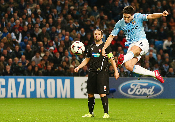 sport//: Manchester City v Viktoria Plzen