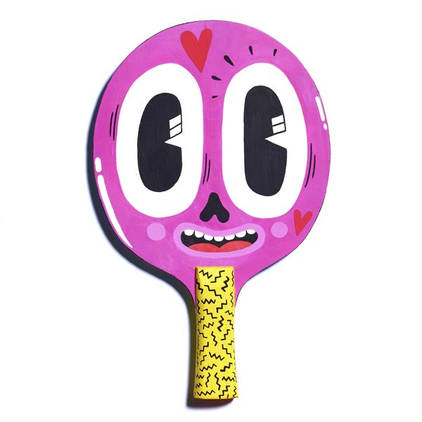 Ping pong bat design via Fivefootsix