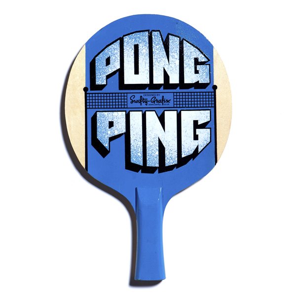 Ping pong bat design via Fivefootsix