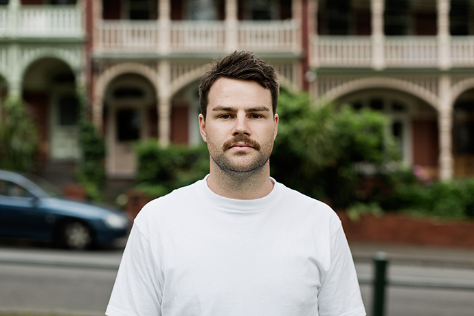 Mo: Nick Standaar from Flemington Guardian