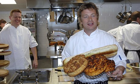 JAMIE OLIVER AT THE OPENING OF HIS NEW FIFTEEN RESTAURANT