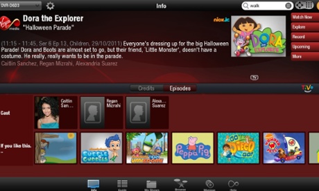 Virgin Media's TV Anywhere app is available on Android.