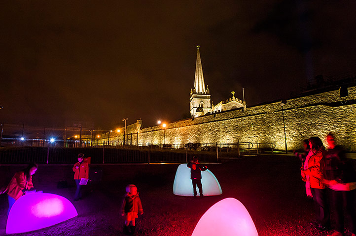 Londonderry lumiere : Derry Londonderry lumiere light festival