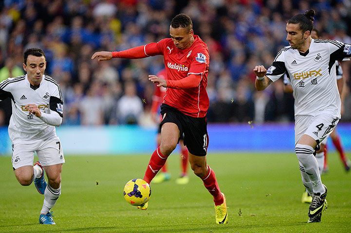 Wales derby.: Cardiff v Swansea