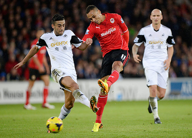 Wales derby.: Cardiff v Swansea