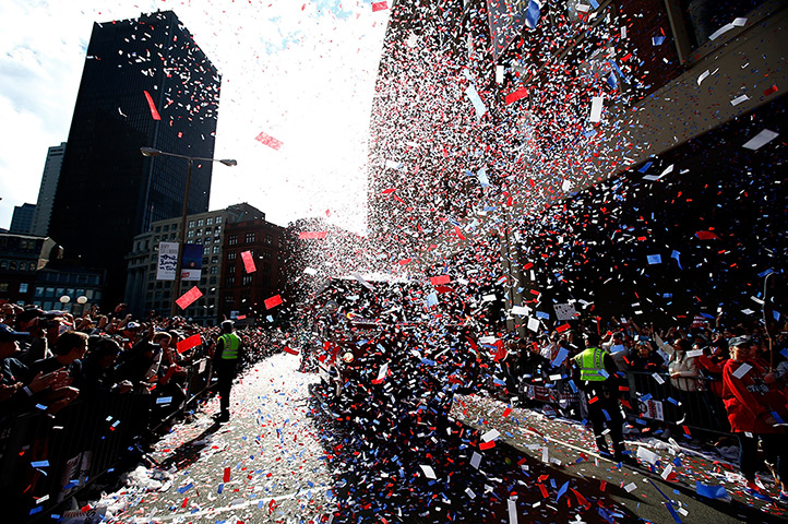 weekend in pictures: Boston Red Sox Victory Parade