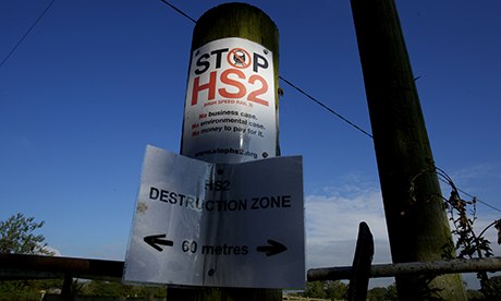 HS2 sign