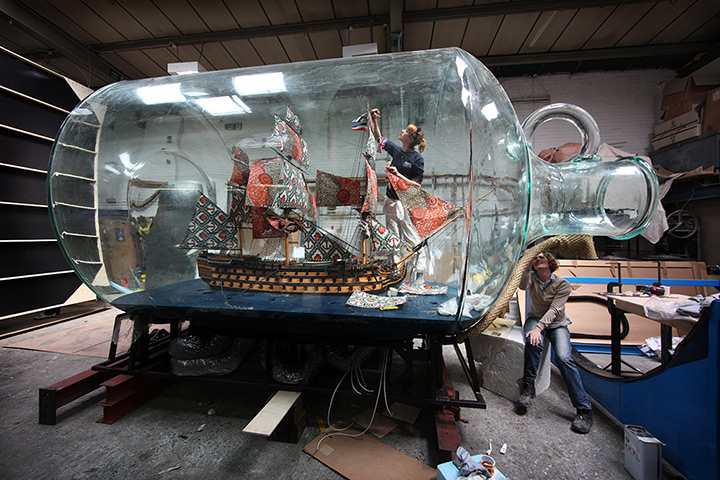 best of eyewitness: Nelson's Ship in a Bottle, by artist Yinka Shonibare