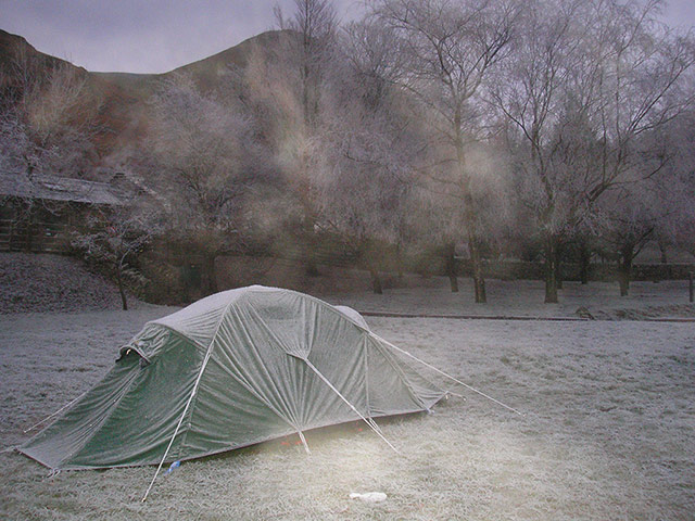 Your Pictures - Frost: tent frosted over on grass