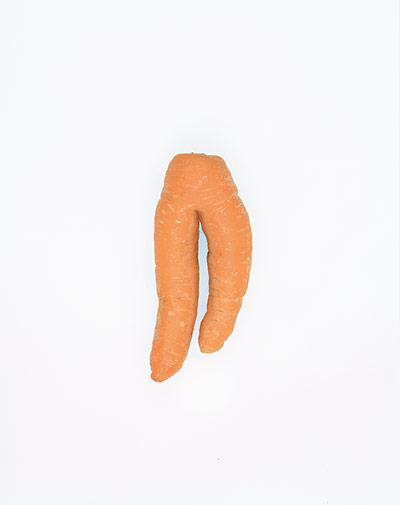 Big Picture - Carrots: orange carrot on white background