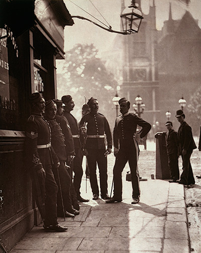 Street Life in London: Recruiting sergeants at Westminster 