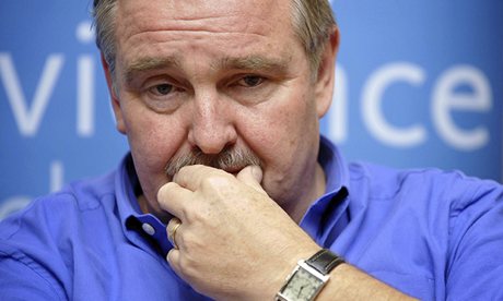 Professor David Nutt at a press conference