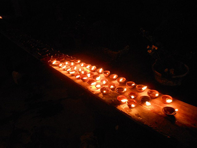 GW-Diwali: Little candles during Diwali