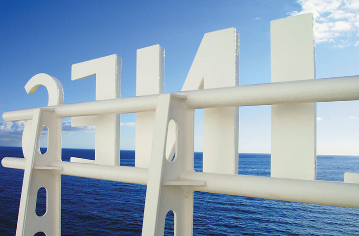 Postcards: Lunch time on a Baltic cruise vessel.