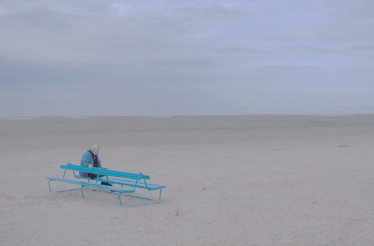Postcards: Latvian beech life. Saulkrasti.