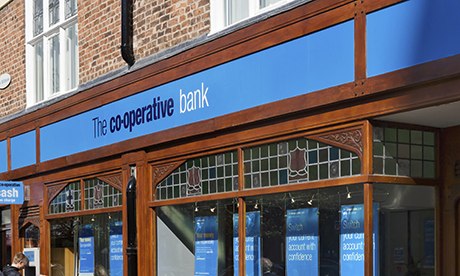 Co-operative bank branch in Chester town centre, Cheshire, England, UK