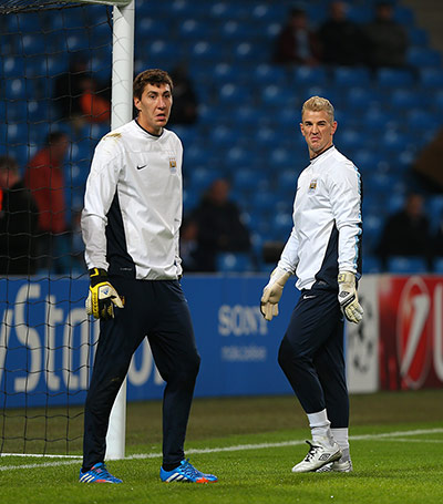 Ostel Pantilimon and Joe Hart