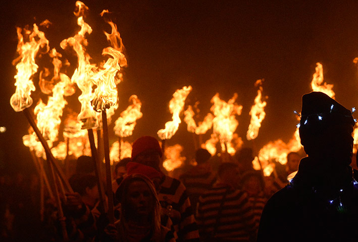 Lewes bonfire night: Lewes bonfire night