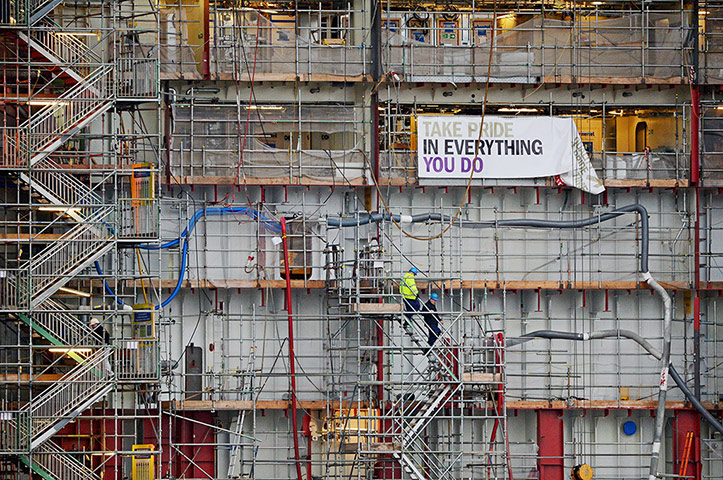 BAE job losses: Workers at BAE systems yard at Govan