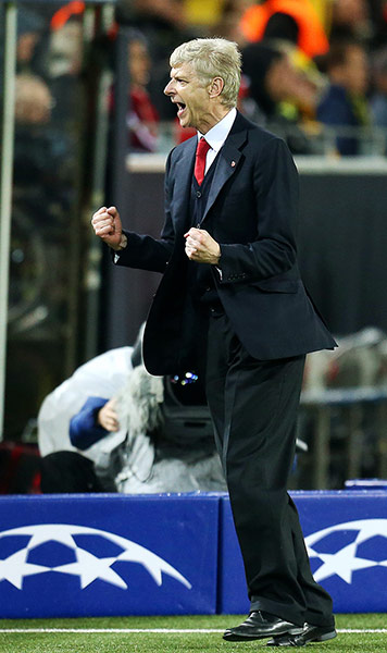arsenal champions league: Arsenal manger Arsene Wenger