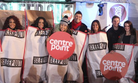 Centrepoint Sleep Out