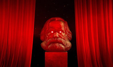 Karl Marx sculpture