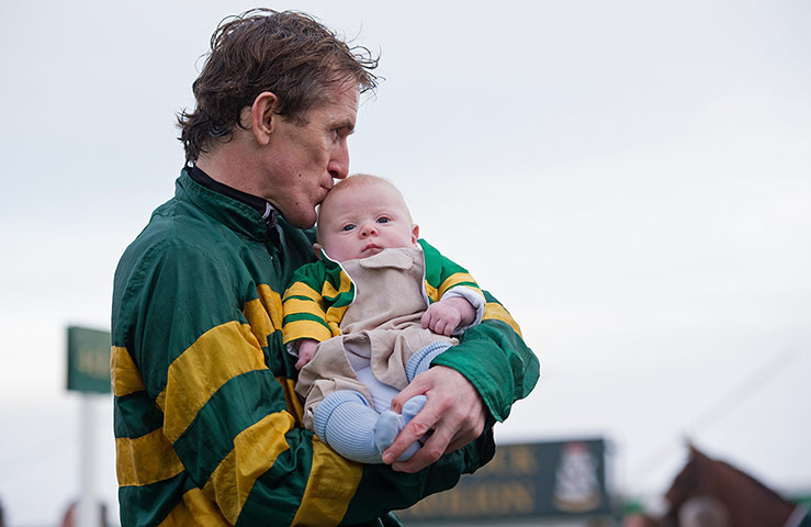 mccoy: Tony McCoy and baby son