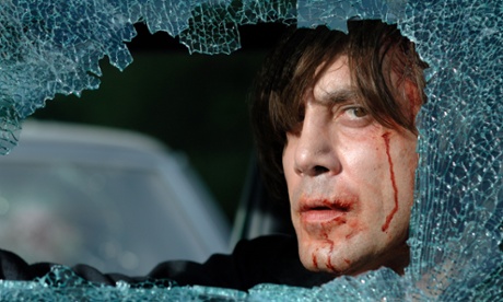 Javier Bardem as Anton Chigurh in No Country for Old Men.