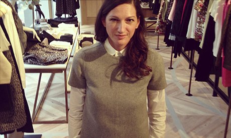 Jenna Lyons of J.Crew at the brand's press preview