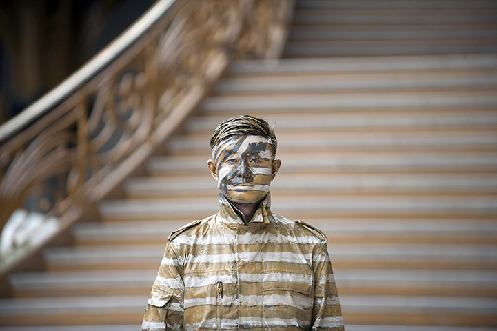 Liu Bolin invisible man: Liu Bolin invisible man