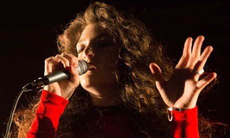 Lorde performs live for fans at The Metro Theatre in Sydney, Australia.