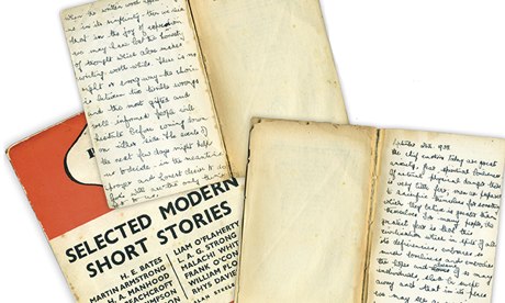 The inscription dated 26 September 1938 in a copy of Penguin Selected Modern Short Stories.