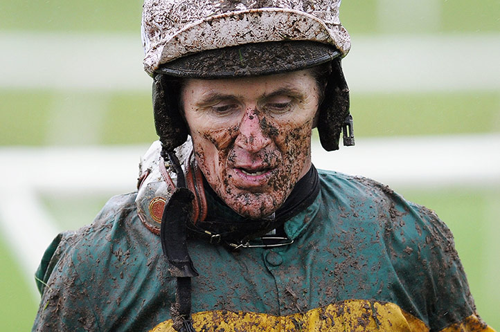 20 Photos: Jockey Tony McCoy at Chepstow Racecourse, Monmouthshire