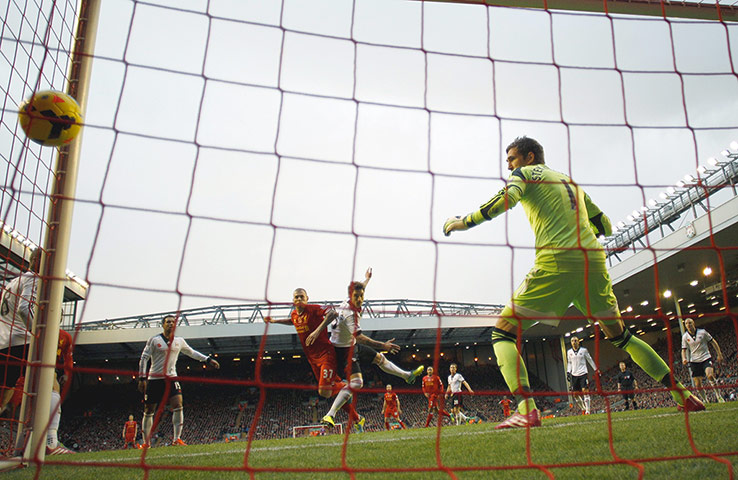 Saturday's matches: Liverpool's Skrtel scores a goal 